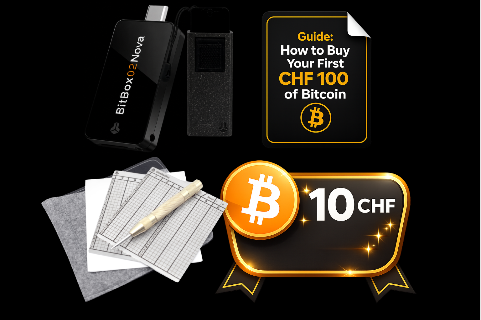 Bitcoin Only Black Premium Self-Custody Bundle